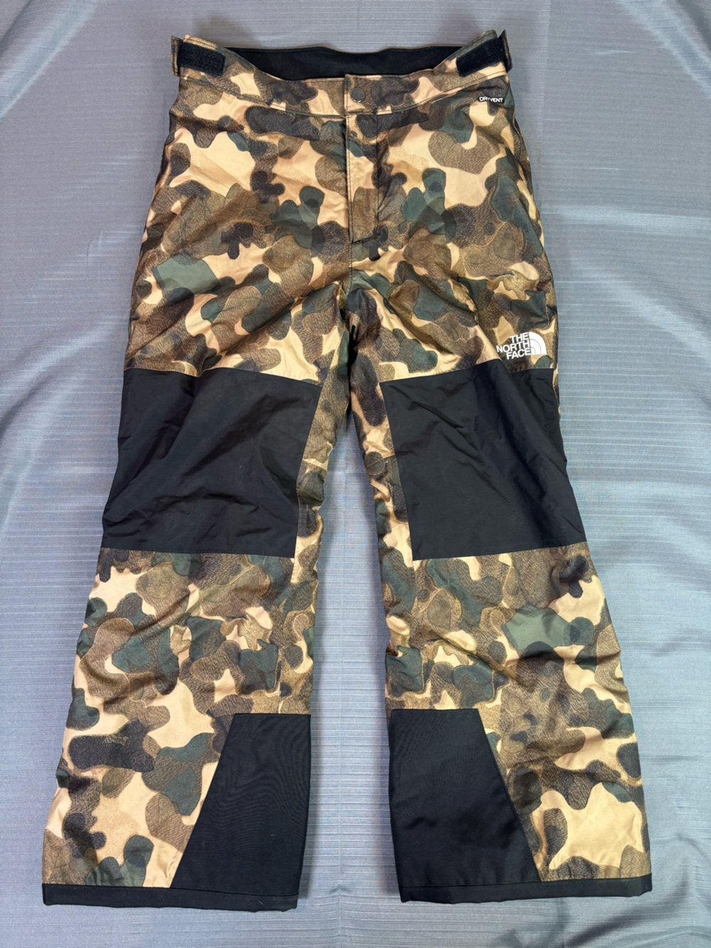 The North Face Boys Freedom Insulated Snow Pants Camo DryVent Ski Snowboard